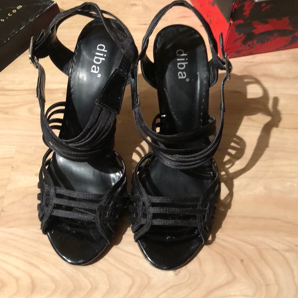 Used black heels